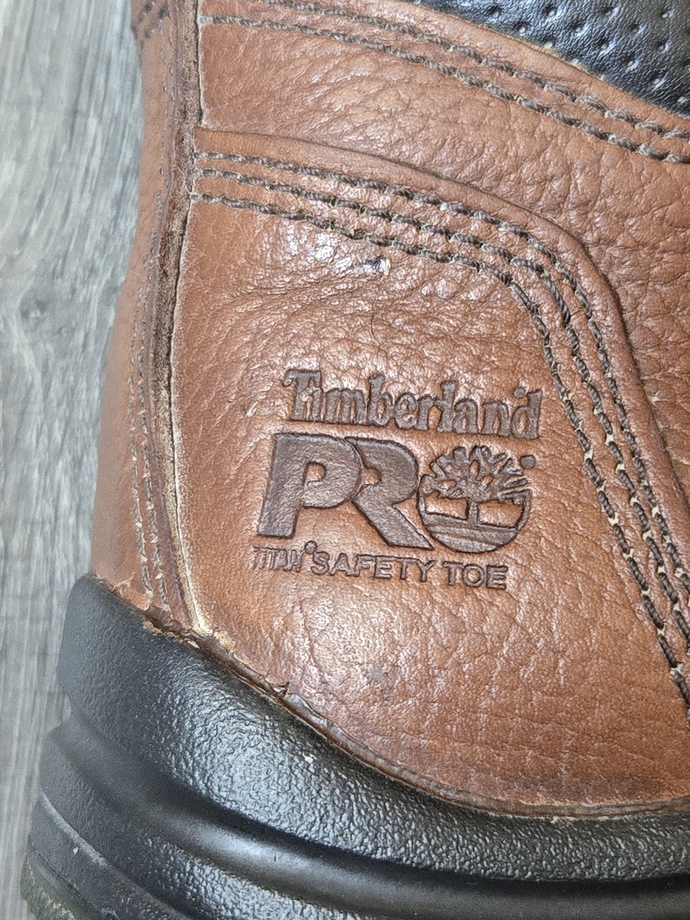Timberland PRO TiTAN 6” Women’s Work Boots Size 8M Brown Leather Alloy Toe 26388 - Picture 8 of 8